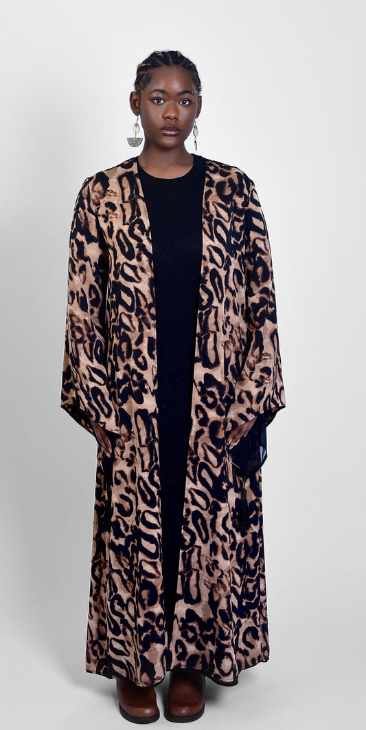 Leopard Luxe Abaya